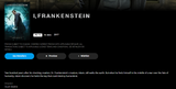 I, Frankenstein HD Digital Code (2014) (Redeems in Movies Anywhere; HDX Vudu Fandango & HD iTunes Apple TV Transfer From Movies Anywhere)