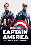 Captain America 4-Movie Collection HD Digital Codes (Redeems in Movies Anywhere; HDX Vudu Fandango at Home & HD iTunes Apple TV Transfer From Movies Anywhere) (4 Movies, 4 Codes)
