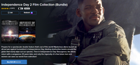 The Independence Day 2-Movie Collection HD Digital Code (Redeems in Movies Anywhere; HDX Vudu Fandango at Home & HD iTunes Apple TV Transfer From Movies Anywhere) (2 Movies, 1 Code)