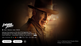 Indiana Jones and the Dial of Destiny 4K Digital Code (2023) (Redeems in Movies Anywhere; 4K Vudu Fandango & 4K iTunes Apple TV Transfer From Movies Anywhere)