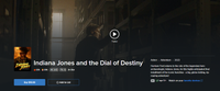Indiana Jones and the Dial of Destiny 4K Digital Code (2023) (Redeems in Movies Anywhere; UHD Vudu & 4K iTunes Transfer From Movies Anywhere)