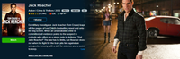 Jack Reacher Vudu Fandango at Home HDX Digital Code (2012)