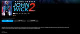 John Wick: Chapter 2 iTunes Apple TV 4K Digital Code (2017) (Redeems in iTunes Apple TV; 4K Vudu Fandango Transfers Across Movies Anywhere)