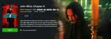 John Wick: Chapter 4 Vudu Fandango at Home 4K Digital Code (2023)