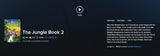 The Jungle Book 2 HD Digital Code (2003 animated) (Redeems in Movies Anywhere; HDX Vudu Fandango at Home & HD iTunes Apple TV Transfer From MA)