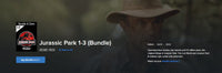 Jurassic Park 1-3 Trilogy 4K Digital Code (Redeems in Movies Anywhere; 4K Vudu Fandango at Home & 4K iTunes Apple TV Transfer From Movies Anywhere) (3 Movies, 1 Code)