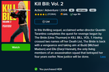 Kill Bill: Vol. 2 Vudu HDX Digital Code (2004)