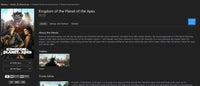Kingdom of the Planet of the Apes 4K Digital Code (2024) (Redeems in Movies Anywhere; 4K Vudu Fandango at Home & 4K iTunes Apple TV Transfer From Movies Anywhere)