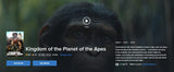 Kingdom of the Planet of the Apes 4K Digital Code (2024) (Redeems in Movies Anywhere; 4K Vudu Fandango at Home & 4K iTunes Apple TV Transfer From Movies Anywhere)