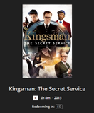 Kingsman: The Secret Service SD Digital Code (2015) (Redeems in Movies Anywhere; SD Vudu Fandango at Home & SD iTunes Apple TV Transfer From Movies Anywhere) (THIS IS A STANDARD DEFINITION [SD] CODE)