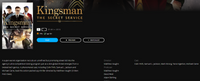 Kingsman: The Secret Service SD Digital Code (2015) (Redeems in Movies Anywhere; SD Vudu Fandango at Home & SD iTunes Apple TV Transfer From Movies Anywhere) (THIS IS A STANDARD DEFINITION [SD] CODE)