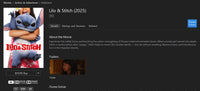 Lilo & Stitch 4K Digital Code (2025) (Redeems in Movies Anywhere; 4K Vudu Fandango at Home & 4K iTunes Apple TV Transfer From Movies Anywhere)