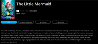 The Little Mermaid Google TV HD Digital Code (1989 theatrical version) (Redeems in Google TV; HD Movies Anywhere & HDX Vudu & HD iTunes Transfer Across Movies Anywhere)