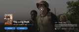 The Long Walk Vudu Fandango at Home 4K Digital Code (2025)