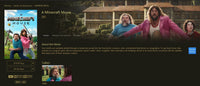 A Minecraft Movie 4K Digital Code (2025) (Redeems in Movies Anywhere; 4K Vudu Fandango at Home & 4K iTunes Apple TV Transfer From Movies Anywhere)