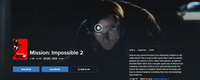 Mission: Impossible 2 Vudu Fandango at Home 4K Digital Code (2000)