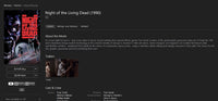 Night of the Living Dead 4K Digital Code (1990) (Redeems in Movies Anywhere; 4K Vudu Fandango at Home & 4K iTunes Apple TV Transfer From Movies Anywhere)