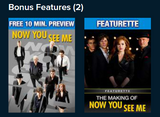 Now You See Me iTunes Apple TV 4K Digital Code (2013 Theatrical) (Redeems in iTunes Apple TV; 4K Vudu Fandango at Home Transfers Across Movies Anywhere)