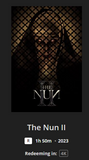 The Nun II 4K Digital Code (2023) (Redeems in Movies Anywhere; UHD Vudu & 4K iTunes Transfer From Movies Anywhere)