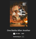 One Battle After Another HD Digital Code (2025) (Redeems in Movies Anywhere; HDX Vudu Fandango at Home & HD iTunes Apple TV Transfer From Movies Anywhere)