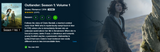 Outlander Season 1 Volume 1 Vudu Fandango at Home HDX Digital Code (2014) (Episodes 1-8 of Season 1)