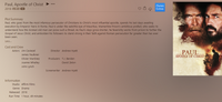 Paul, Apostle of Christ HD Digital Code (2018) (Redeems in Movies Anywhere; HDX Vudu Fandango at Home & HD iTunes Apple TV Transfer From Movies Anywhere)