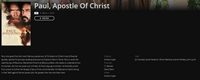 Paul, Apostle of Christ HD Digital Code (2018) (Redeems in Movies Anywhere; HDX Vudu Fandango at Home & HD iTunes Apple TV Transfer From Movies Anywhere)