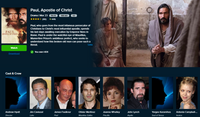 Paul, Apostle of Christ HD Digital Code (2018) (Redeems in Movies Anywhere; HDX Vudu Fandango at Home & HD iTunes Apple TV Transfer From Movies Anywhere)