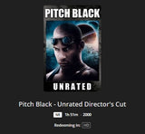The Riddick 3-Movie Unrated Collection HD Digital Codes (Redeems in Movies Anywhere; HDX Vudu Fandango at Home & HD iTunes Apple TV Transfer From MA)