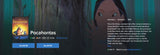 Pocahontas HD Digital Code (1995) (Redeems in Movies Anywhere; HDX Vudu Fandango at Home & HD iTunes Apple TV Transfer From Movies Anywhere)