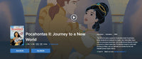 Pocahontas 2: Journey to a New World HD Digital Code (1998) (Redeems in Movies Anywhere; HDX Vudu Fandango at Home & HD iTunes Apple TV Transfer From Movies Anywhere)