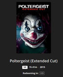 Poltergeist HD Digital Code (2015 Extended Cut) (Redeems in Movies Anywhere; HDX Vudu Fandango at Home & HD iTunes Apple TV Transfer From Movies Anywhere)
