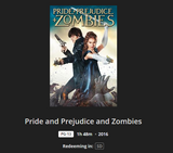 Pride and Prejudice and Zombies SD Digital Code (Redeems in Movies Anywhere; SD Vudu & SD iTunes & SD Google TV Transfer From Movies Anywhere) (THIS IS A STANDARD DEFINITION [SD] CODE)