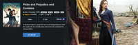 Pride and Prejudice and Zombies SD Digital Code (Redeems in Movies Anywhere; SD Vudu & SD iTunes & SD Google TV Transfer From Movies Anywhere) (THIS IS A STANDARD DEFINITION [SD] CODE)