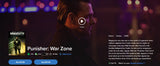 Punisher: War Zone Vudu Fandango at Home HDX Digital Code (2008)