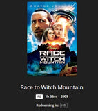 Race to Witch Mountain HD Digital Code (2009) (Redeems in Movies Anywhere; HDX Vudu Fandango at Home & HD iTunes Apple TV Transfer From Movies Anywhere)