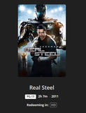 Real Steel HD Digital Code (2011) (Redeems in Movies Anywhere; HDX Vudu Fandango at Home & HD iTunes Apple TV Transfer From Movies Anywhere)