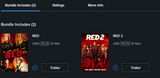 The RED 2-Movie Collection Vudu Fandango at Home 4K Digital Code (2 Movies, 1 Code)