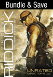 The Riddick 3-Movie Unrated Collection HD Digital Codes (Redeems in Movies Anywhere; HDX Vudu Fandango at Home & HD iTunes Apple TV Transfer From MA)