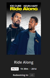 Ride Along HD Digital Code (2014) (Redeems in Movies Anywhere; HDX Vudu Fandango at Home & HD iTunes Transfer From Movies Anywhere)
