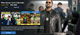 Ride Along 2-Movie Collection iTunes HD Digital Codes (Redeems in iTunes Apple TV; HDX Vudu Fandango at Home Transfers Across Movies Anywhere) (2 Movies, 2 Codes)