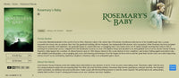 Rosemary's Baby iTunes Apple TV 4K Digital Code (1968)