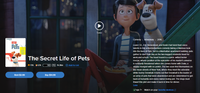 The Secret Life Of Pets HD Digital Code (2016) (Redeems in Movies Anywhere; HDX Vudu Fandango at Home & HD iTunes Apple TV Transfer From Movies Anywhere)