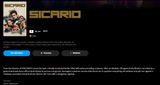 Sicario iTunes Apple TV 4K Digital Code (2015) (Redeems in iTunes Apple TV; 4K Vudu Fandango Transfers Across Movies Anywhere)