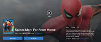 Spider-Man: Far From Home 4K Digital Code (2019) (Redeems in Movies Anywhere; UHD Vudu Fandango at Home & 4K iTunes Apple TV Transfer From Movies Anywhere)