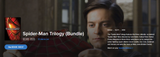 Spider-Man Tobey Maguire Trilogy 3-Movie Collection 4K Digital Codes (Theatrical Versions) (Redeems in Movies Anywhere; 4K Vudu Fandango at Home & 4K iTunes Apple TV Transfer From Movies Anywhere) (3 Movies, 3 Codes)
