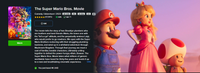 The Super Mario Bros. Movie 4K Digital Code (2023) (Redeems in Movies Anywhere; 4K Vudu Fandango at Home & 4K iTunes Apple TV Transfer From Movies Anywhere)