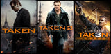 Taken Trilogy 3-Movie Collection HD Digital Codes (Redeems in Movies Anywhere; HDX Vudu Fandango at Home & HD iTunes Apple TV Transfer From Movies Anywhere) (3 Movies, 3 Codes)