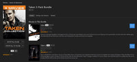 Taken Trilogy 3-Movie Collection HD Digital Codes (Redeems in Movies Anywhere; HDX Vudu Fandango at Home & HD iTunes Apple TV Transfer From Movies Anywhere) (3 Movies, 3 Codes)