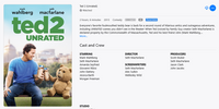 Ted 2 HD Digital Code (2015 Unrated Version) (Redeems in Movies Anywhere; HDX Vudu Fandango at Home & HD iTunes Apple TV Transfer From Movies Anywhere)